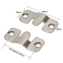 Load image into Gallery viewer, 304 Stainless Steel Wall Hook Picture Frame Keyhole Hanger Z Clip Sofa Bed Cabinet Board Interlocking Flush Mount Bracket Furniture Connector