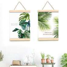 Load image into Gallery viewer, Magnetic Poster Hanger Frame Pine Wood Hanger Frame Natural Painting Photo Frame Canvas Wall Art Craft Frame Art Hanger