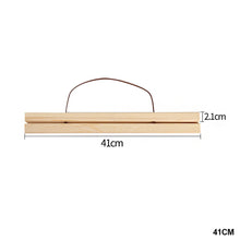 Load image into Gallery viewer, Magnetic Poster Hanger Frame Pine Wood Hanger Frame Natural Painting Photo Frame Canvas Wall Art Craft Frame Art Hanger