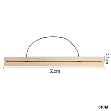 Load image into Gallery viewer, Magnetic Poster Hanger Frame Pine Wood Hanger Frame Natural Painting Photo Frame Canvas Wall Art Craft Frame Art Hanger