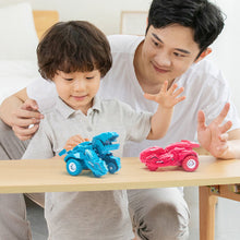Load image into Gallery viewer, Transforming Dinosaur Car Toys Transformation Car Toys Inertial Sliding Dino Car Automatic Transform Toy Boys Kids Birthday Toy
