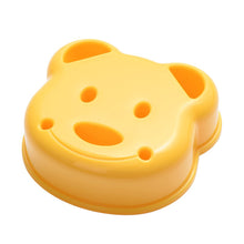 Load image into Gallery viewer, Cartoon Bear Breakfast Sandwich Mold Bread Biscuit Embosser DIY Cake Tool Rice Roll Onigiri Making Mold Kicthen Accessories