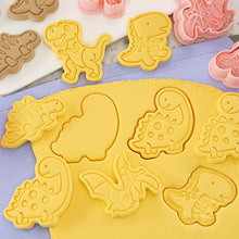 Load image into Gallery viewer, 8Pcs Cartoon Animal Cookie Cutters Set Cute Panda Lion Biscuits Mold Stamp DIY Cake Baking Tools