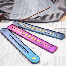 Load image into Gallery viewer, Silicone Moon Phase Star Incense Line Board Mold DIY Crystal Resin Mould Mirror Gel Joss Stick Holder Craft Mold Eposy Tools Accessories