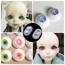Load image into Gallery viewer, 6pcs/set DIY Doll Eyes Silicone Mold Resin Eye Mould Handmade Toys Eyes Mould Craft Mold Eposy Tools Accessories