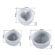 Load image into Gallery viewer, Minimalist Style Moon Face Silicone Candle Mold DIY Handmade Heart Ornaments Soap Plaster Handicrafts Mould
