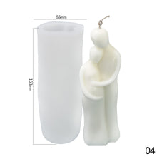 Load image into Gallery viewer, DIY 3D Romantic Couple Portrait Lovers Silicone Candle Mold Carving Art Aromatherapy Plaster Home Decoration Mold Wedding Gift