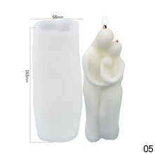Load image into Gallery viewer, DIY 3D Romantic Couple Portrait Lovers Silicone Candle Mold Carving Art Aromatherapy Plaster Home Decoration Mold Wedding Gift
