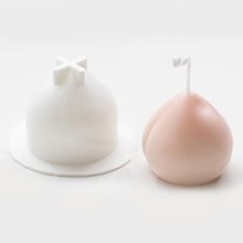 Load image into Gallery viewer, 3D Peach Shape Candle Silicone Mold Resin Soap Plaster Fruit Mould Handmade Desk Decoration Ornament Craft Mold Eposy Tools Accessories