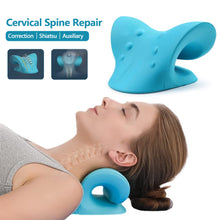 Load image into Gallery viewer, Massage Neck Shoulder Sleep Aid Neck Traction Therapy Relaxer Pillow For Protect Cervical Spine Pain Relief