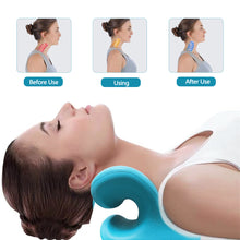 Load image into Gallery viewer, Massage Neck Shoulder Sleep Aid Neck Traction Therapy Relaxer Pillow For Protect Cervical Spine Pain Relief