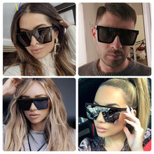 Load image into Gallery viewer, Outdoor UV Protection Sunshade One-piece Gradient Glasses Vintage Fashion Square Sunglasses Male Female