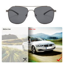 Load image into Gallery viewer, Men Cool Outdoor Polarizing Sunglasses Double Beam Aviator Glasses Retro Trend Safety Drive Sun Glasses