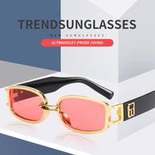 Load image into Gallery viewer, Trend Retro Women Sunglasses Ultraviolet-proof Clear Vision Cool Multicolor Rectangle Travel Outdoor Glasses