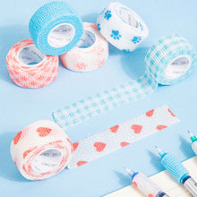 Load image into Gallery viewer, 1 Roll 4M Self-adhesive Tape Disposable Multicolor Elastic Bandage for Wrap Elbow Tattoo Handle Grip Protect Finger