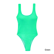 Load image into Gallery viewer, Women Summer One Piece Swimsuit Bikini Backless Sexy Swimwear Beach Swimming Female Thong Bather Bathing Suit