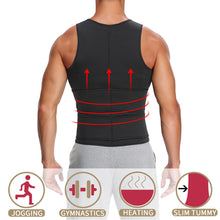 Load image into Gallery viewer, Adjustable Neoprene Trainingvest Posture Corrector Men Women Back Support Double Waistband Sports Body Shaping Suit