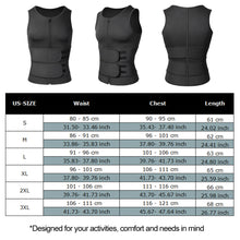 Load image into Gallery viewer, Adjustable Neoprene Trainingvest Posture Corrector Men Women Back Support Double Waistband Sports Body Shaping Suit