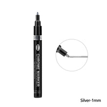 Load image into Gallery viewer, DIY Chrome Plate Reflective Specular Paint Pen High-gloss Silver Liquid Signature Electroplating Marker Pen