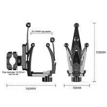 Load image into Gallery viewer, Portable Motorcycle Bottle Holder Riding Water Cup Holder Mount with Bracket Adjustable Bicycle Drink Holder Outdoor ABS