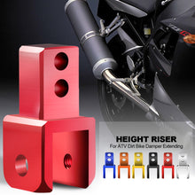 Load image into Gallery viewer, CNC Motorcycle Shock Absorber Heightening Adapter Hook For ATV Dirt Bike Damper Extending