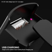 Load image into Gallery viewer, 12V Motorcycle Charger Waterproof USB Charging Adapter Holder Motorbike Accessories