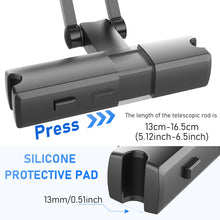 Load image into Gallery viewer, Car Rear Pillow Phone Holder Car Phone Holder Seat Rear Headrest Adjustable Mounting Telescopic Bracket For 5.5-12.3 Inch