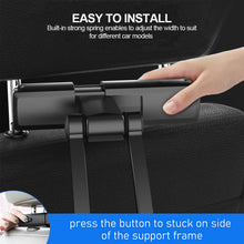 Load image into Gallery viewer, Car Rear Pillow Phone Holder Car Phone Holder Seat Rear Headrest Adjustable Mounting Telescopic Bracket For 5.5-12.3 Inch