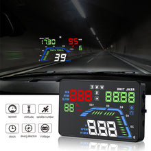 Load image into Gallery viewer, Car GPS Auto HUD Speedometers Overspeed Head Up Display Accessories Display Windshield Projector Cigarette Lighter Connect