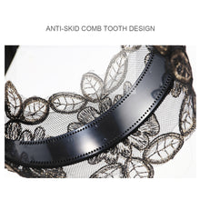 Load image into Gallery viewer, Women Wide-brimmed Lace Hair Hoop Non-slip Headband All-match Temperament Simple Headband Hair Accessories
