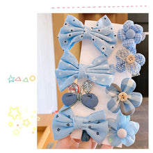 Load image into Gallery viewer, 8pcs/set Children Hair Accessories Bow Hairpin Colorful Sweet Hair Clips Fashion Cute Hair Accessories
