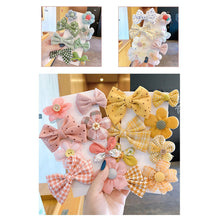 Load image into Gallery viewer, 8pcs/set Children Hair Accessories Bow Hairpin Colorful Sweet Hair Clips Fashion Cute Hair Accessories