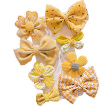 Load image into Gallery viewer, 8pcs/set Children Hair Accessories Bow Hairpin Colorful Sweet Hair Clips Fashion Cute Hair Accessories
