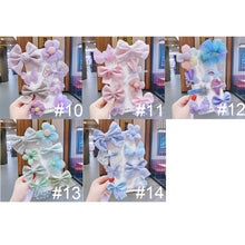 Load image into Gallery viewer, 8pcs/set Children Hair Accessories Bow Hairpin Colorful Sweet Hair Clips Fashion Cute Hair Accessories