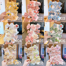 Load image into Gallery viewer, 8pcs/set Children Hair Accessories Bow Hairpin Colorful Sweet Hair Clips Fashion Cute Hair Accessories