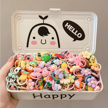 Load image into Gallery viewer, 10pcs/set Children Cartoon Hair Rope Creative Simple Hair Rope Colorful Sweet Hair Rope Fashion Hair Accessories