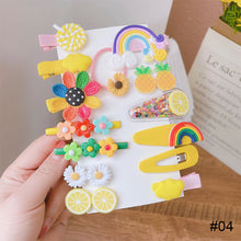 Load image into Gallery viewer, 14pcs/set Children Hairpin Cute Flower Girl Hair Accessories Colorful Sweet Hair Clips Fashion Hair Accessories