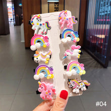 Load image into Gallery viewer, 10pcs/set Children Hairpin Cartoon Ice Cream Hairpin Colorful Sweet Hair Clips Fashion Hair Accessories