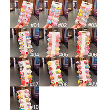 Load image into Gallery viewer, 10pcs/set Children Hairpin Cartoon Ice Cream Hairpin Colorful Sweet Hair Clips Fashion Hair Accessories