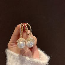 Load image into Gallery viewer, Temperament High-end Pearl Stud Earrings Zircon Earrings Fashion Simple Accessories Jewelry for Women