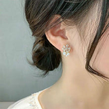 Load image into Gallery viewer, Temperament High-end Pearl Stud Earrings Zircon Earrings Fashion Simple Accessories Jewelry for Women