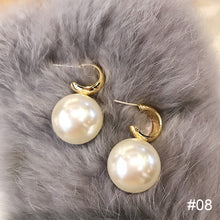 Load image into Gallery viewer, Temperament High-end Pearl Stud Earrings Zircon Earrings Fashion Simple Accessories Jewelry for Women