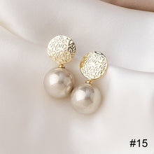 Load image into Gallery viewer, Temperament High-end Pearl Stud Earrings Zircon Earrings Fashion Simple Accessories Jewelry for Women