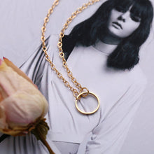 Load image into Gallery viewer, Chain Pearl Double Layer Necklace Creative Retro Simple Alloy Clavicle Chain Fashion Accessories Jewelry