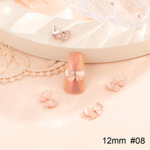 Load image into Gallery viewer, 10pcs All-match Bowknot Manicure Accessories Shiny Light Luxury Zircon Nail Accessories Nail Art Decoration