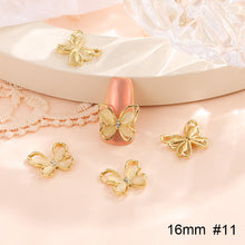 Load image into Gallery viewer, 10pcs All-match Bowknot Manicure Accessories Shiny Light Luxury Zircon Nail Accessories Nail Art Decoration