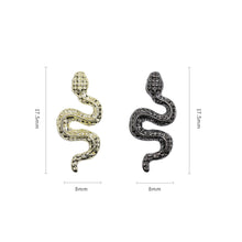 Load image into Gallery viewer, 10pcs Small Alloy Snake Nail Art Jewelry Retro Exquisite Three-dimensional Metal Snake Nail Ornaments Nail Art Decoration
