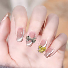 Load image into Gallery viewer, 10pcs Manicure Three-dimensional Bow Alloy Metal Bow Jewelry Nail Art Decoration Manicure Accessories