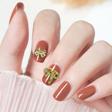 Load image into Gallery viewer, 10pcs Manicure Three-dimensional Bow Alloy Metal Bow Jewelry Nail Art Decoration Manicure Accessories