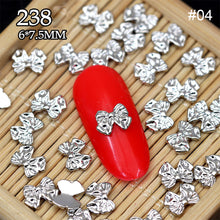 Load image into Gallery viewer, 10pcs Manicure Three-dimensional Bow Alloy Metal Bow Jewelry Nail Art Decoration Manicure Accessories